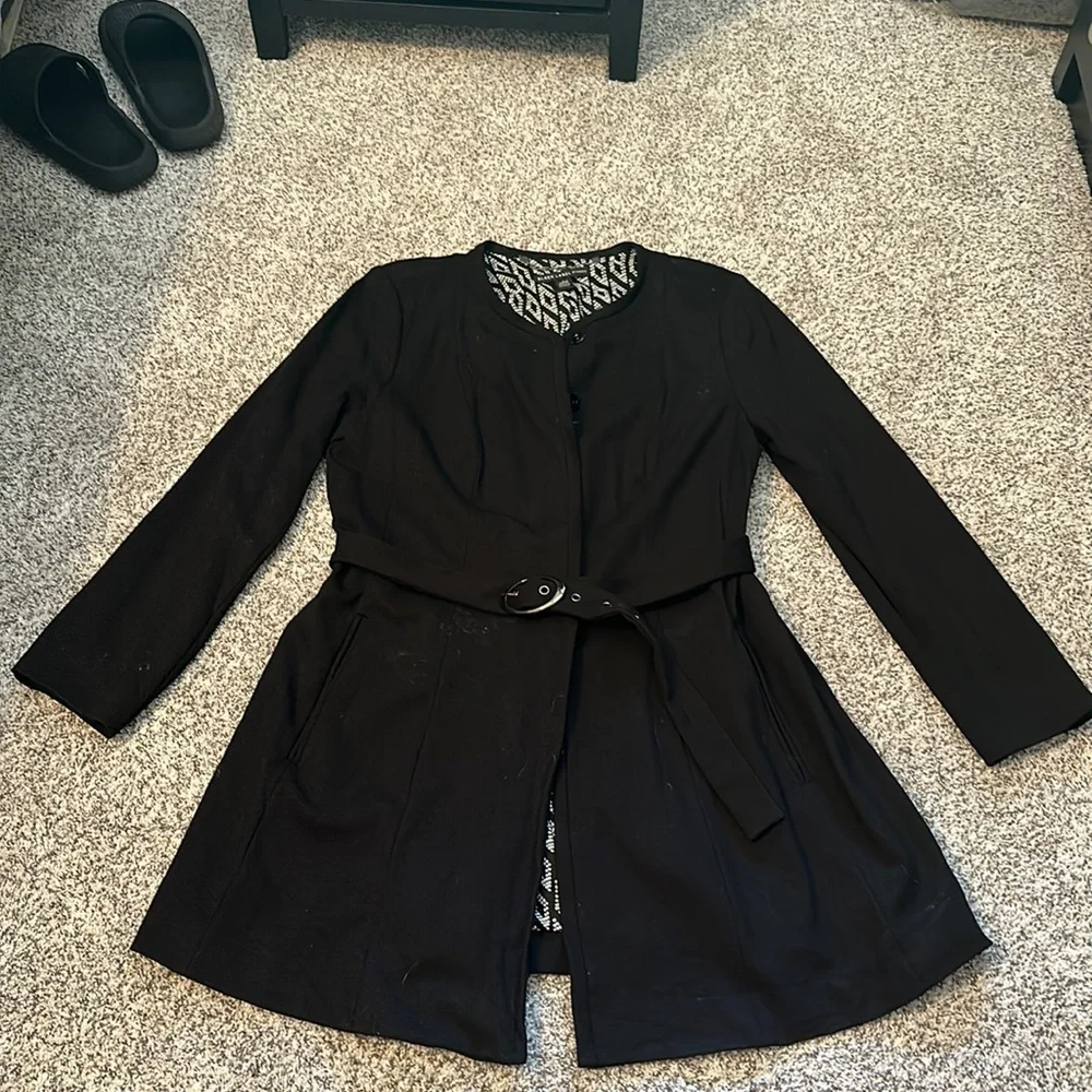 Chico’s Black Label Longline Belted Blazer - Picture 1 of 1